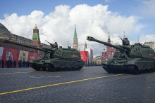 Ruské vojenské jednotky na Červenom námestí. FOTO: TASR/AP