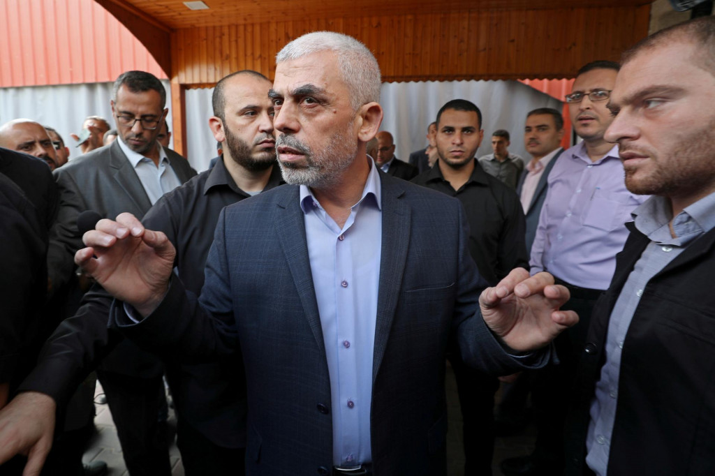 Vodca militantného hnutia Hamas Jahjá Sinwár. FOTO: REUTERS
