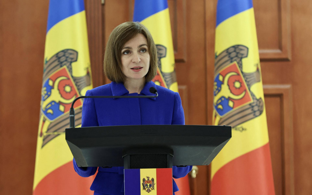 Moldavská prezidentka Maia Sanduová. FOTO: Reuters