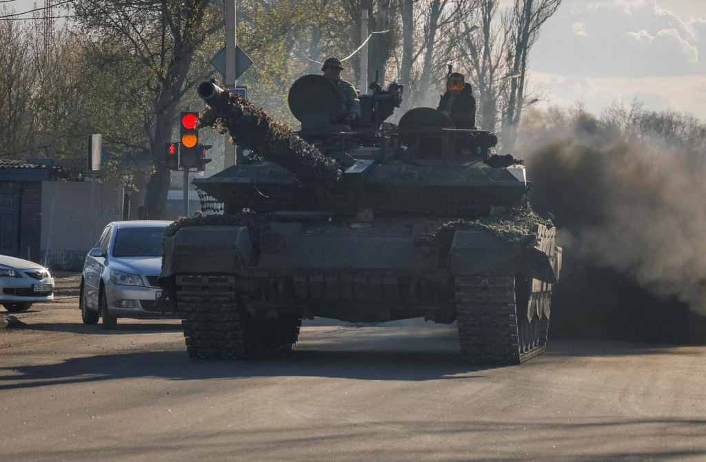 Ruská armáda na Ukrajine. FOTO: Reuters