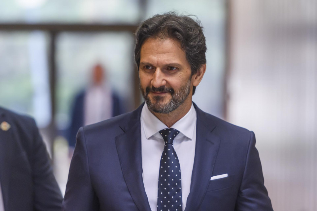 Vicepremi&eacute;r a minister obrany Robert Kaliň&aacute;k. FOTO: TASR/Jaroslav Nov&aacute;k