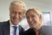Geert Wilders a Marine Le Penová. FOTO: X/Geert Wilders
