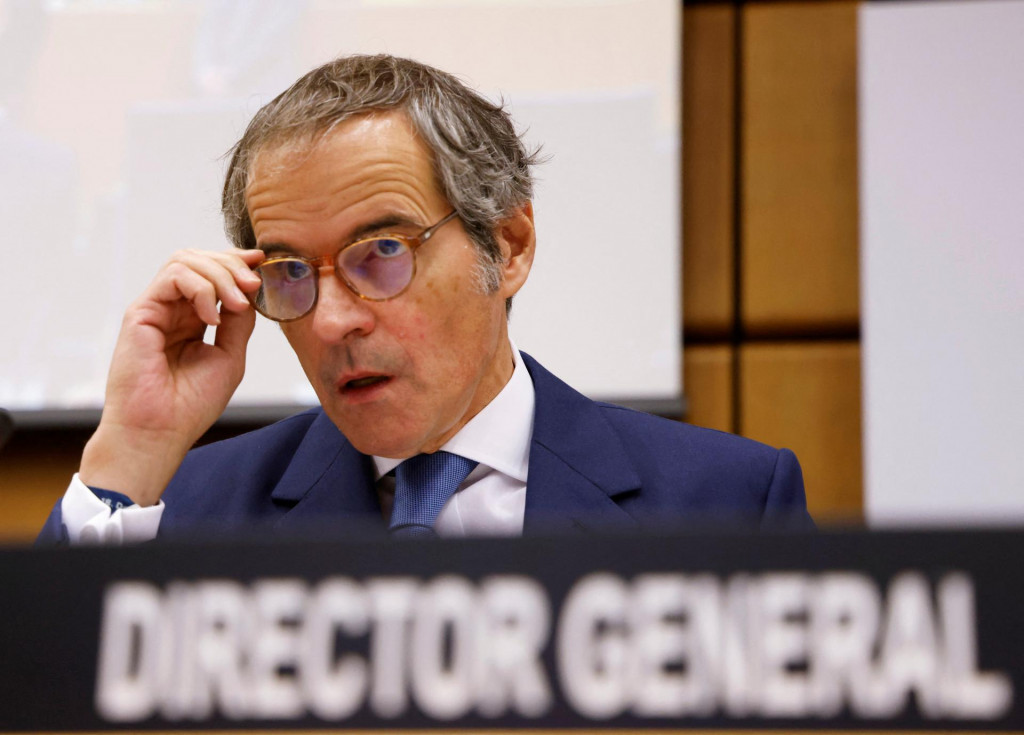 Šéf Medzinárodnej agentúry pre atómovú energiu Rafael Grossi. FOTO: Reuters
