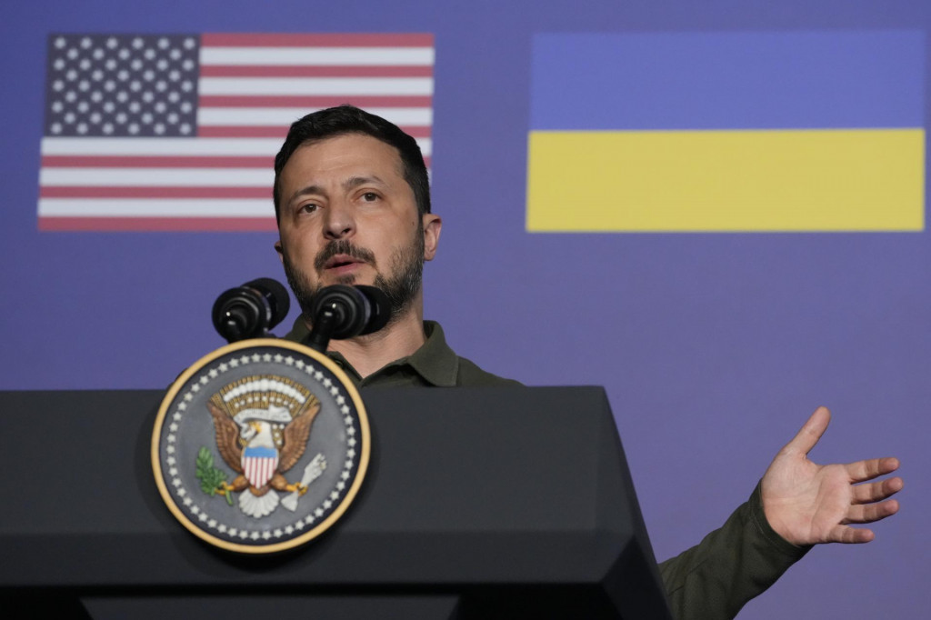 Ukrajinský prezident Volodymyr Zelenskyj. FOTO: TASR/AP