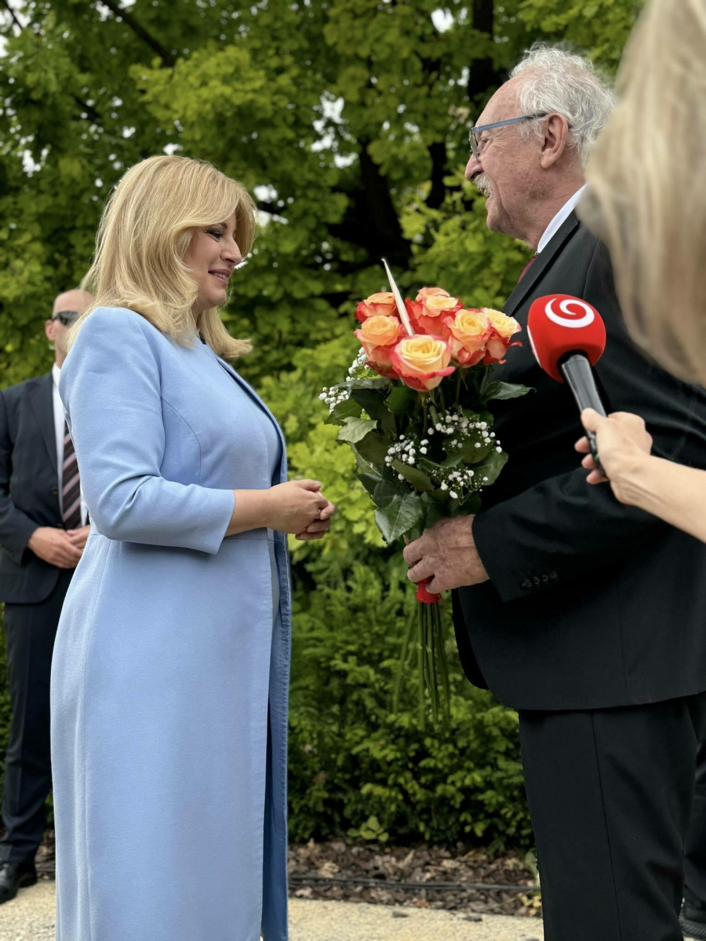 Rozl&uacute;čenie s prezidentkou ZUzanou Čaputovou. FOTO: HN/Akos Cs&eacute;pl&ouml;