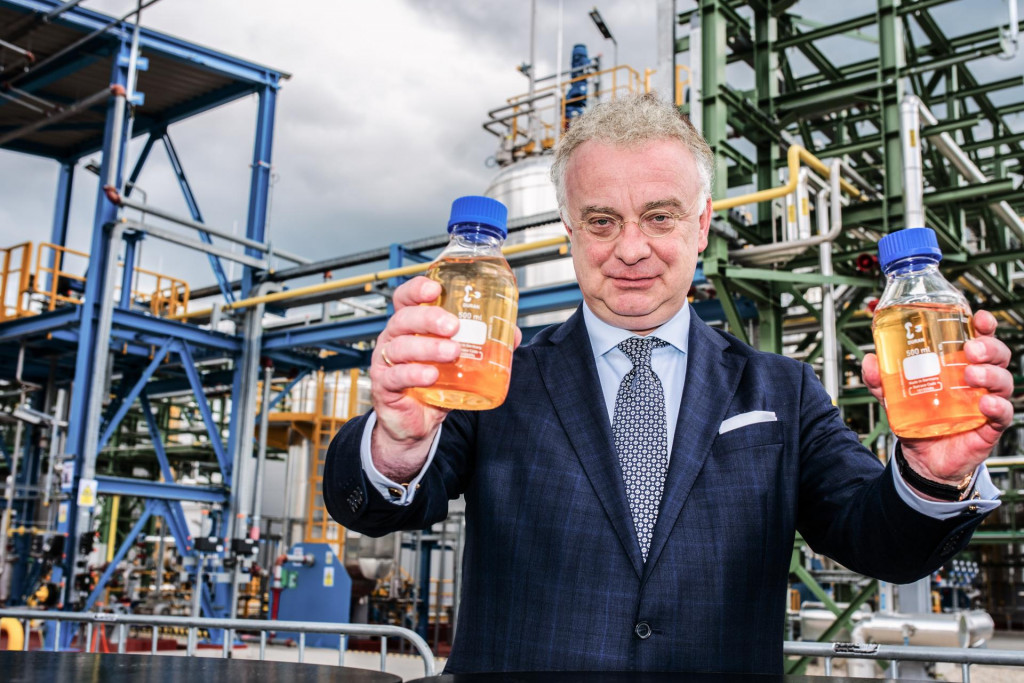 Výkonný riaditeľ nemeckého lídra v oblasti chemického priemyslu Evonik Industries, Christian Kullmann.

FOTO: HN/Miroslava Spodniaková