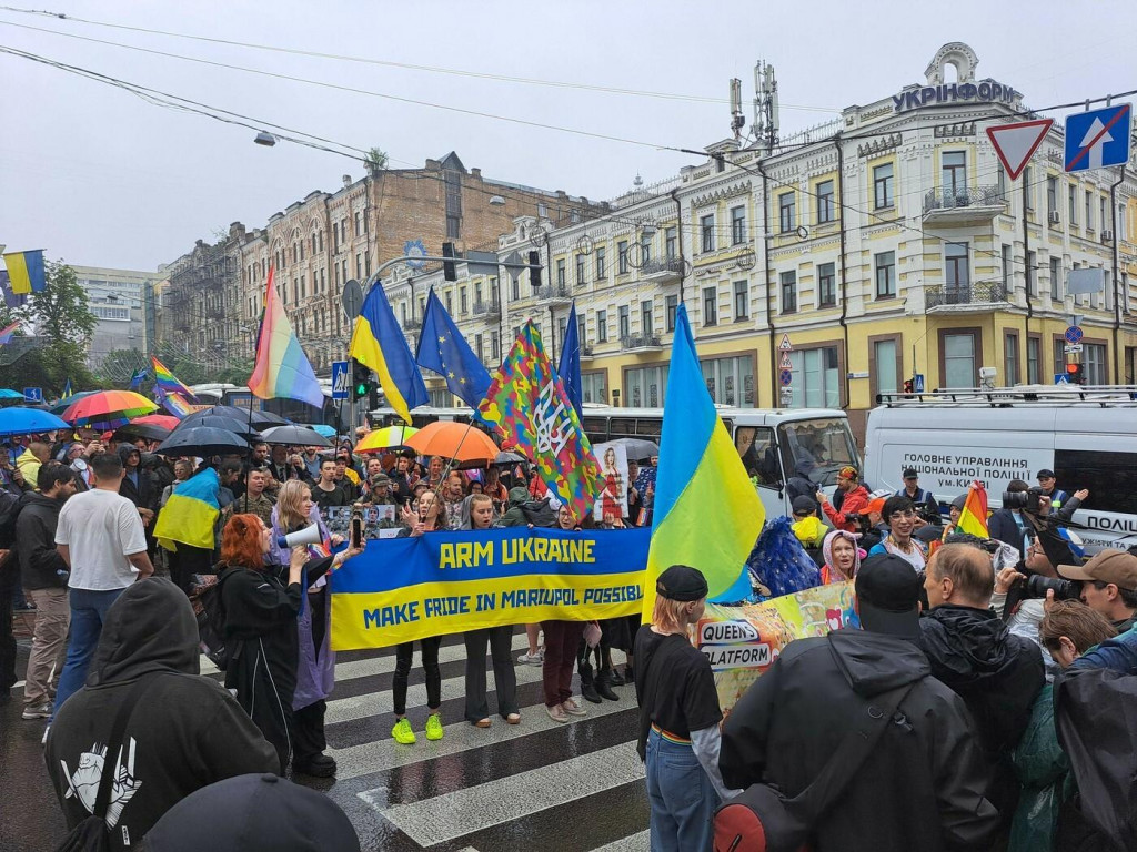 Pride v Kyjeve. FOTO: Profimedia