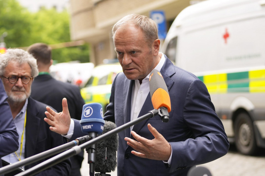 Poľský premiér Donald Tusk. FOTO: TASR/AP