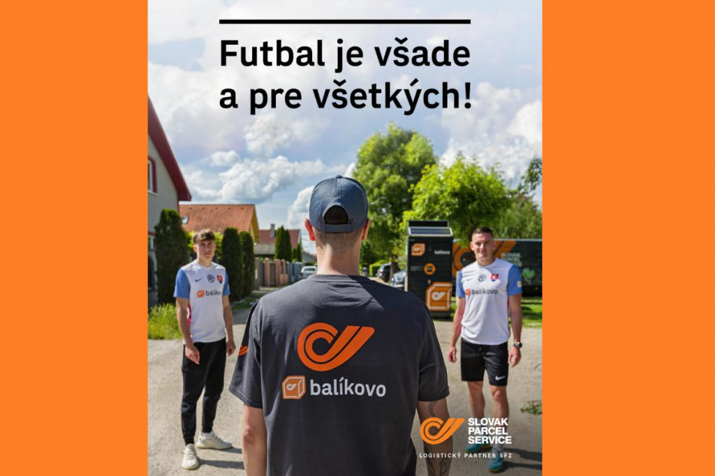 Slovak Parcel Service vezie v novej kmapani fanúšikom futbalovú radosť.