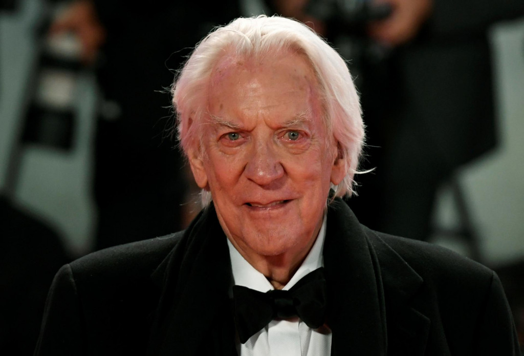 Donald Sutherland na filmovom festivale v Benátkach. FOTO: Reuters