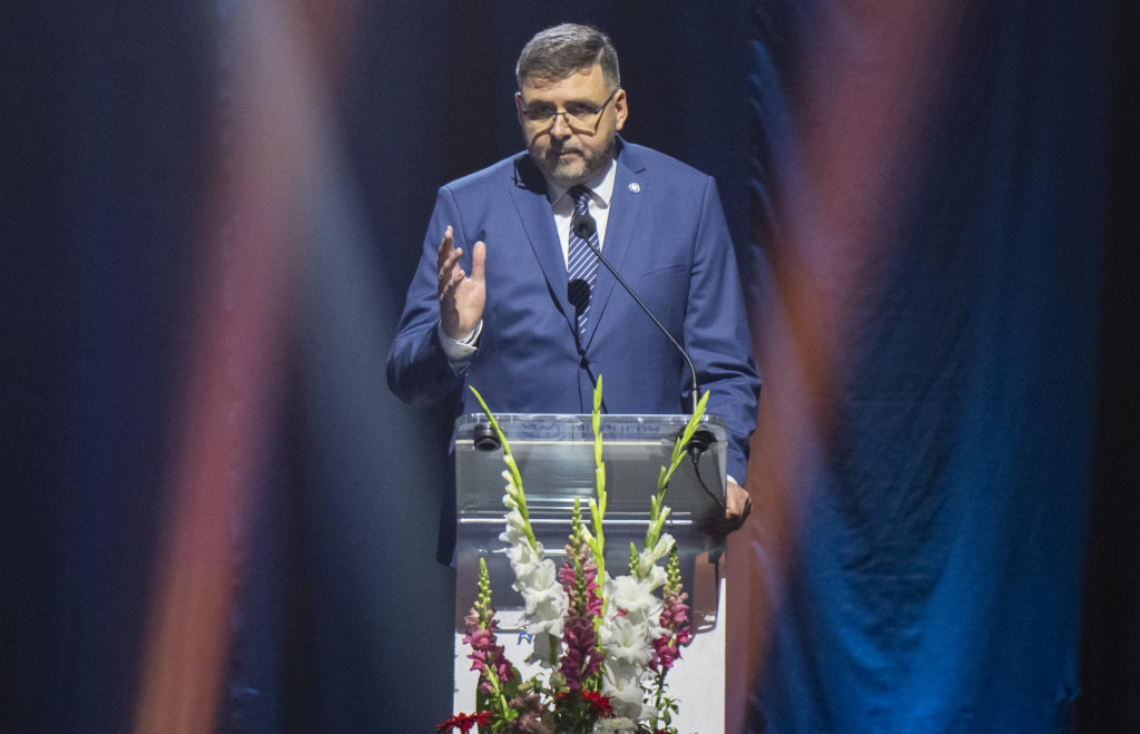 Predseda Združenia miest a obcí Slovenska (ZMOS) a primátor mesta Partizánske Jozef Božik. FOTO: TASR/Martin Baumann