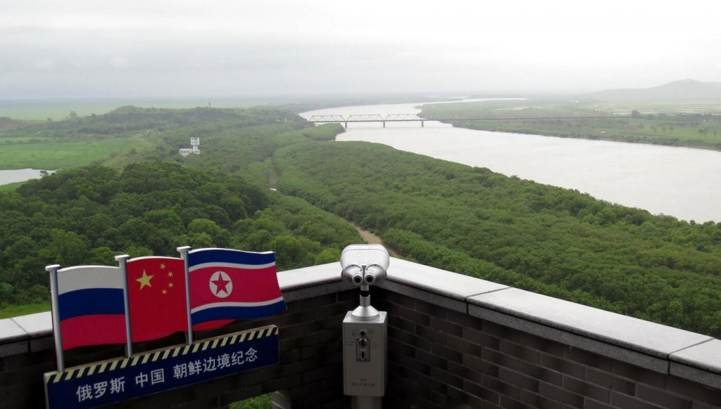 Rieka Tuman na hraniciach Číny, Severnej Kórey a Ruska. FOTO: Profimedia