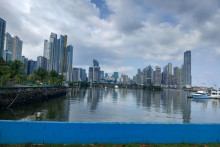 Výkladnou skriňou Panama City sú štvrte Punta Paitilla a Punta Pacifica plné mrakodrapov, kasín a hotelových rezortov. FOTO: HN/Pavel Novotný