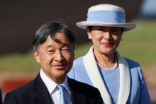 Japonský cisár Naruhito a cisárovná Masako. FOTO: Reuters