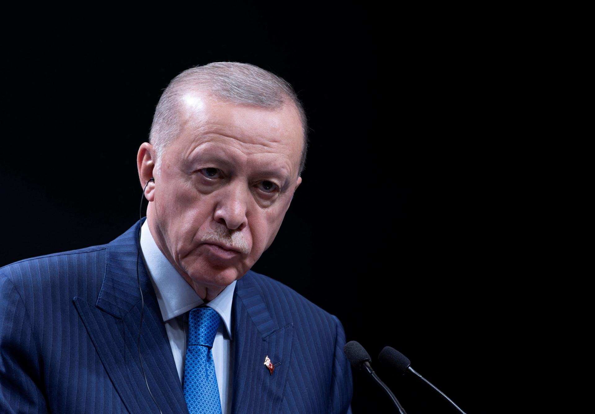 Erdogan obvinil Západ z podpory údajného izraelského plánu zaútočiť na Libanon