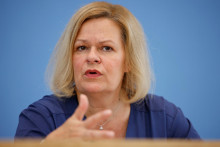 Nemecká ministerka vnútra Nancy Faeserová. FOTO: Reuters