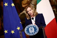 Talianska premiérka Giorgia Meloniová. FOTO: Reuters