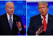 V televíznej debate sa stretli demokratický kandidát a úradujúci americký prezident Joe Biden s bývalým prezidentom a republikánskym kandidátom Donaldom Trumpom.