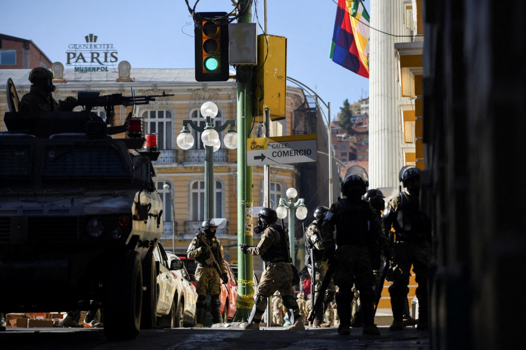 Príslušníci bolívijskej armády. FOTO: Reuters