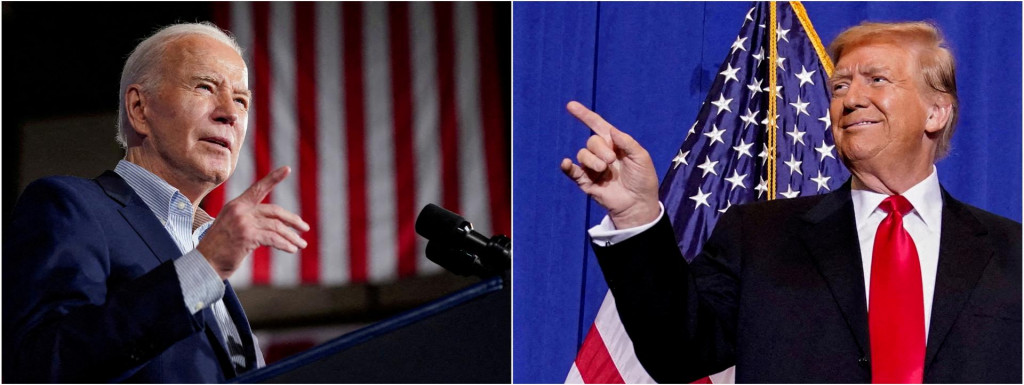 Joe Biden a Donald Trump. FOTO: Reuters
