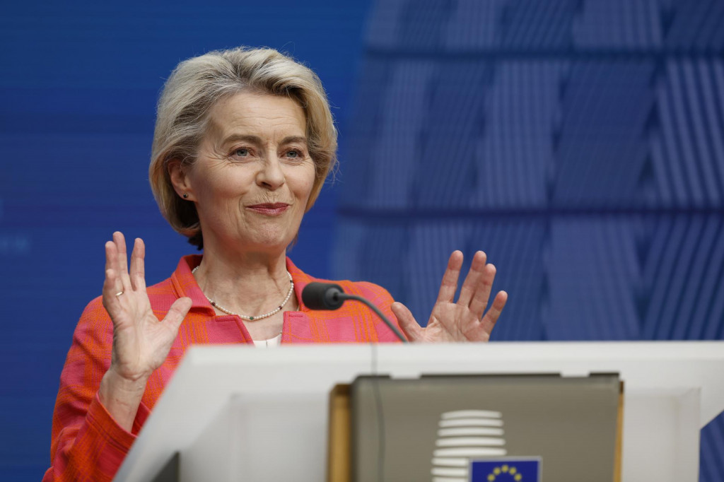 Predsedníčka Európskej komisie Ursula von der Leyenová. FOTO: TASR/AP