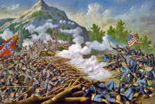Koncom júna 1864 sa Severania a Južania stretli pri Kennesaw Mountain, išlo o vôbec najväčší frontálny útok proti konfederačným silám v tejto fáze vojny.