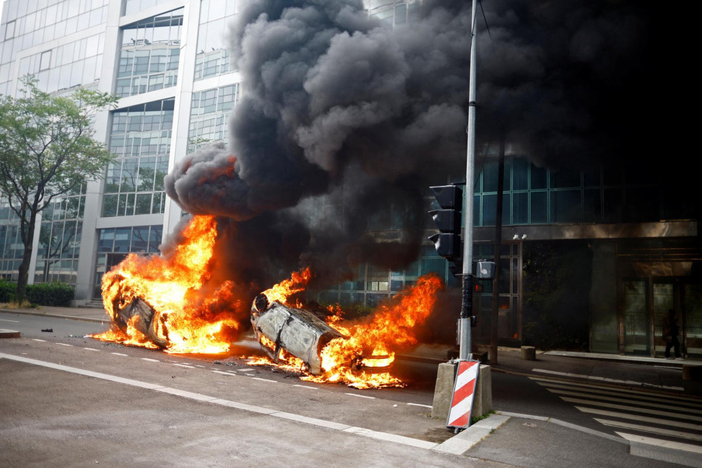 Nepokoje z roku 2023. FOTO: Reuters