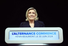 Líderka francúzskej krajne pravicovej strany Národné združenie Marine Le Penová. FOTO: REUTERS