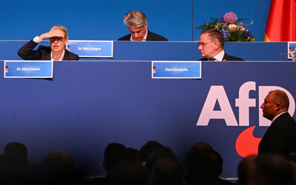 Snem AfD v nemeckom Essene. FOTO: REUTERS