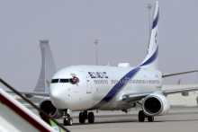 Ilustračná fotografia. Lietadlo izraelského vlajkového dopravcu El Al. FOTO: Reuters