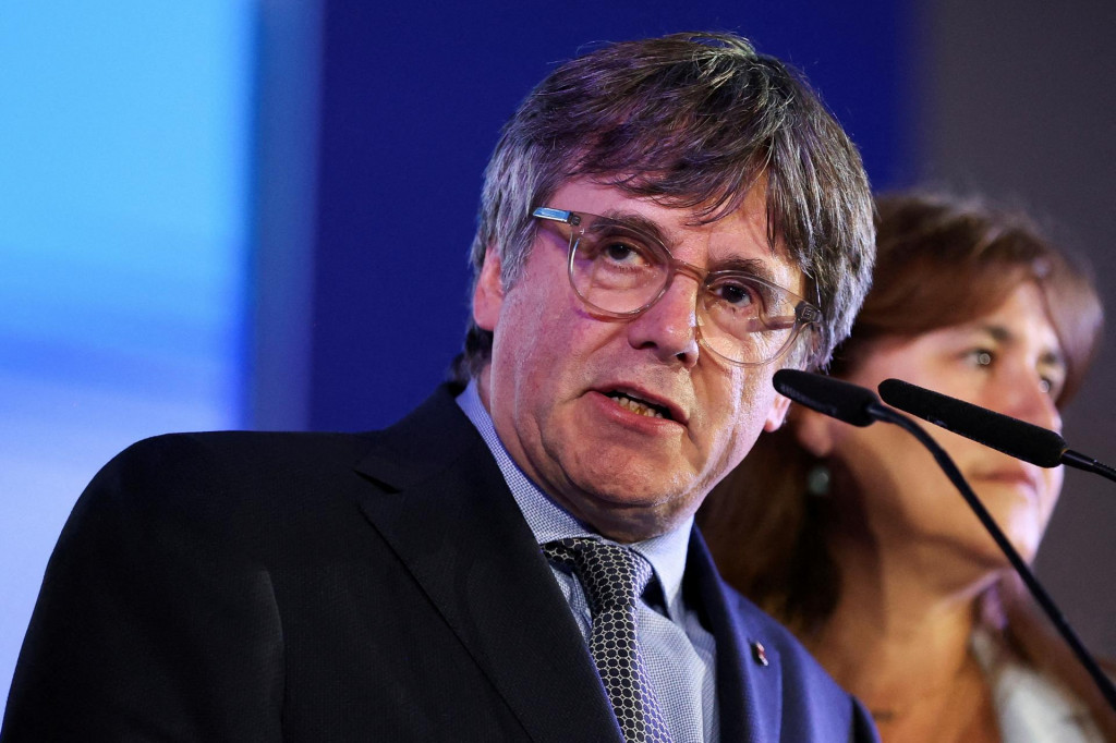 Líder katalánskych separatistov v exile Carles Puigdemont. FOTO: Reuters