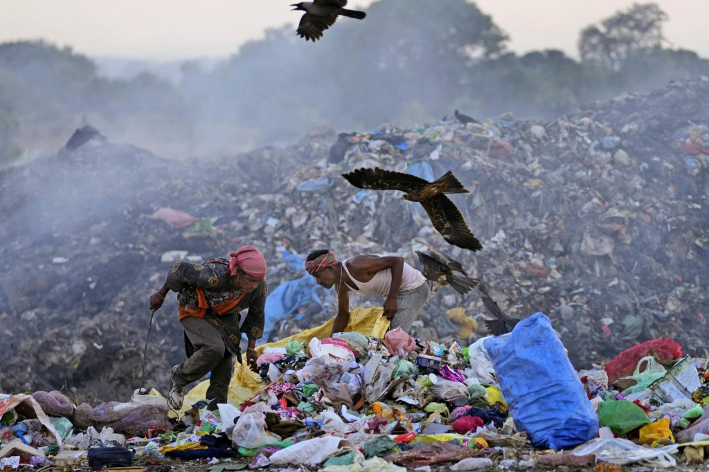 Zberači odpadu v Indii
