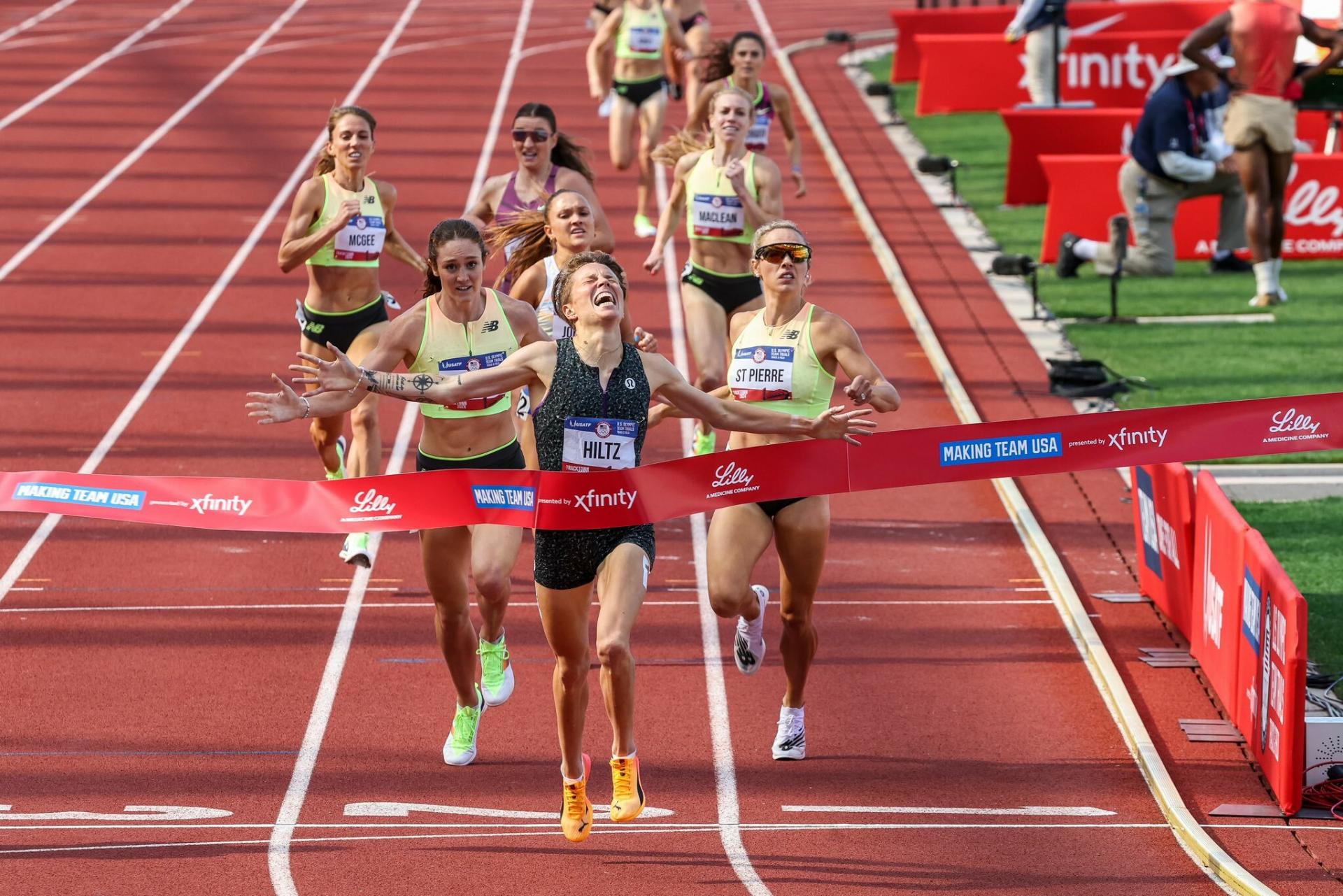 Eine nicht-binäre Transgender-Läuferin qualifizierte sich für die Olympischen Spiele in Paris. Im Finale brach sie ihre persönliche Bestleistung