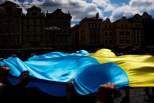 Európania sú rozdelení v otázke prijatia Ukrajiny do EÚ. Najpriaznivejšie sú tomu naklonení v Portugalsku či Estónsku. FOTO: Reuters