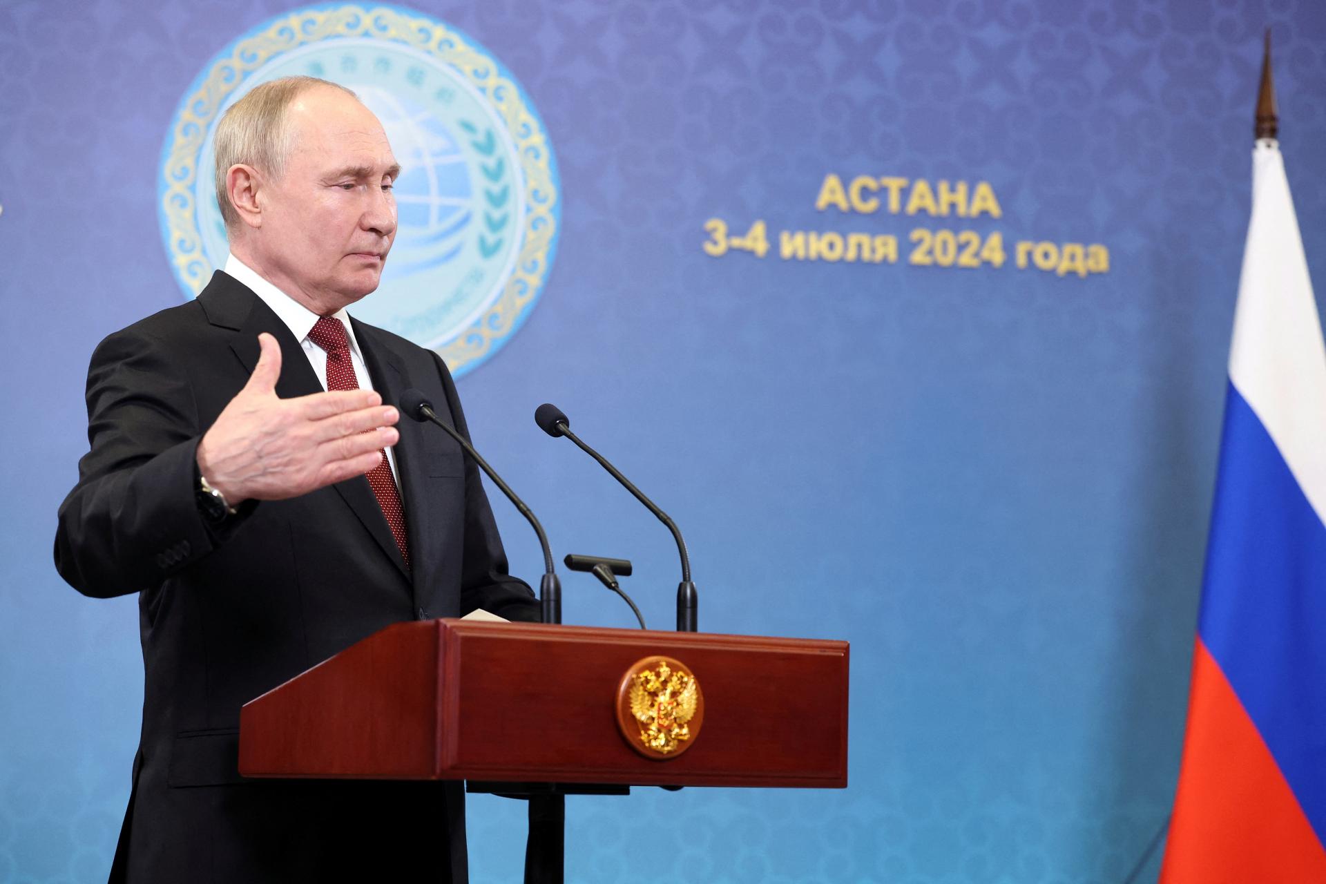 Putin povedal, že berie vážne Trumpove návrhy ohľadom mieru na Ukrajine