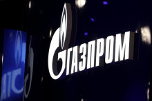 Logo ruského producenta plynu Gazprom. FOTO: Reuters