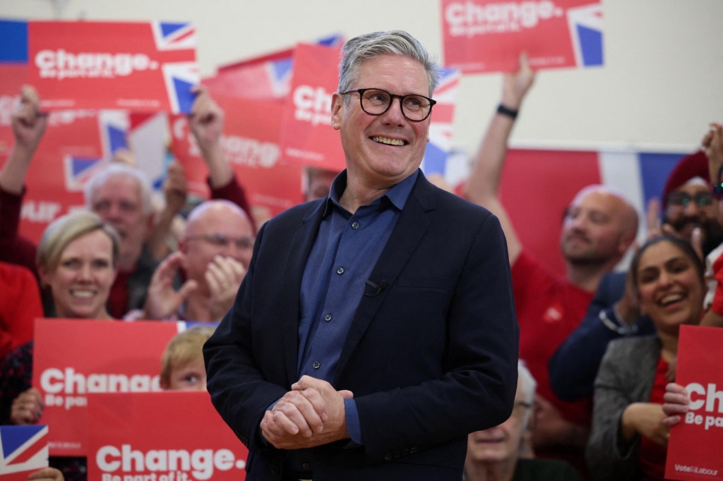 Líder britskej opozičnej Labouristickej strany Keir Starmer. FOTO: Reuters