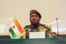 Šéf Nigerskej junty Abdourahamane Tiani. FOTO: REUTERS