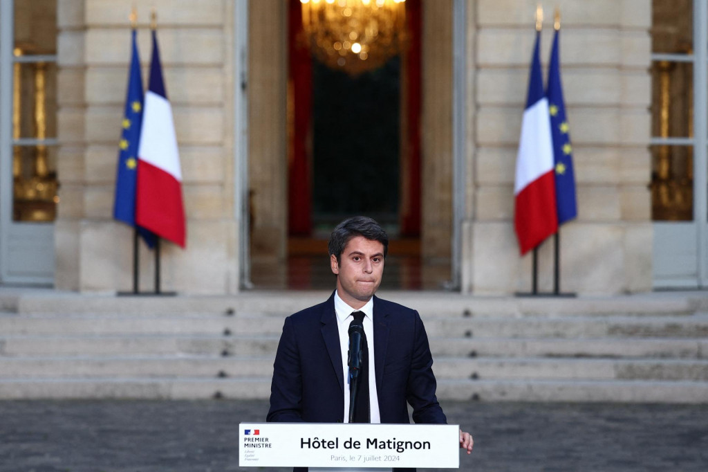 Francúzsky premiér Gabriel Attal. FOTO: Reuters
