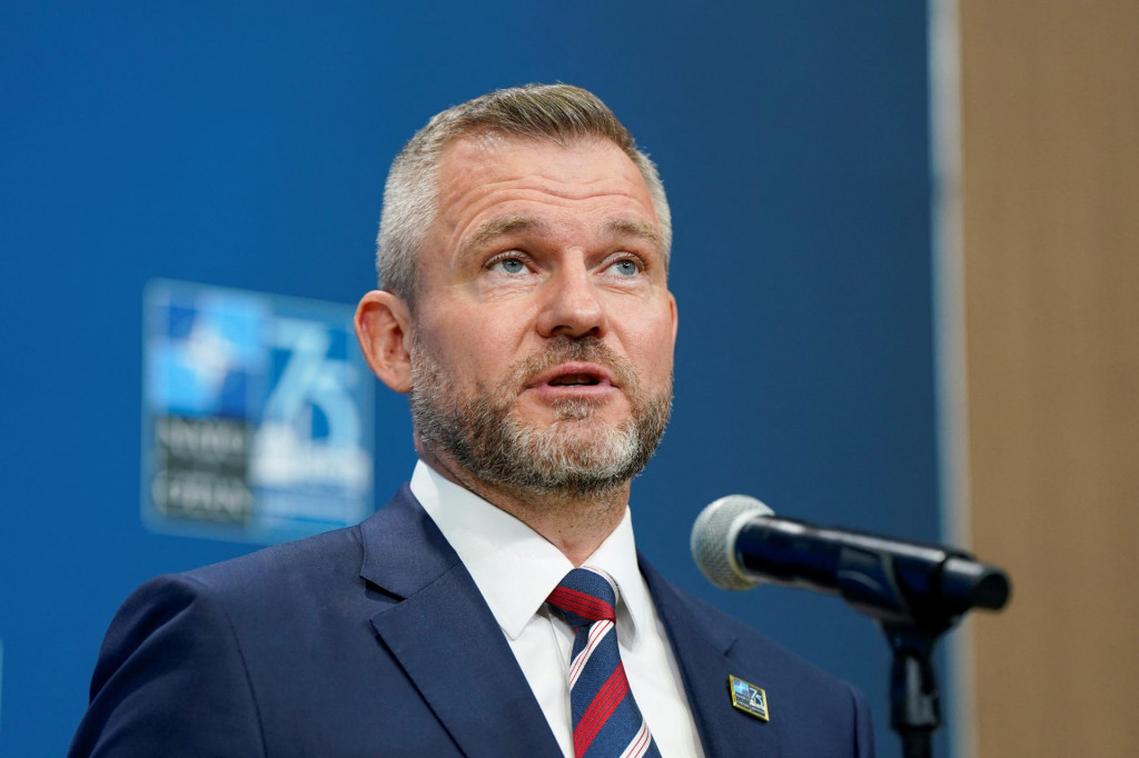 Slovenský prezident Peter Pellegrini. FOTO: Reuters