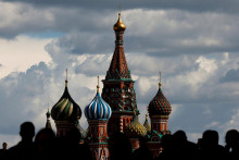 Ilustračná fotografia.Červené námestie pred Chrámom Vasilija Blaženého v Moskve. FOTO: Reuters