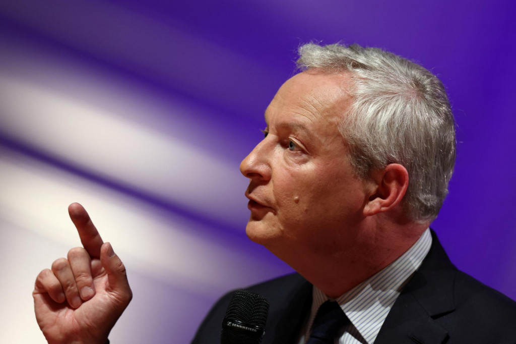 Na snímke francúzsky minister financií Bruno Le Maire. FOTO: Reuters