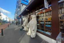 Pulzujúcu tepnu Reykjavíku tvorí dvojkilometrová ulica Laugavegur plná obchodov, barov a reštaurácií. FOTO: HN/Pavel Novotný