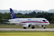 Lietadlo Suchoj Superjet 100. FOTO: Reuters