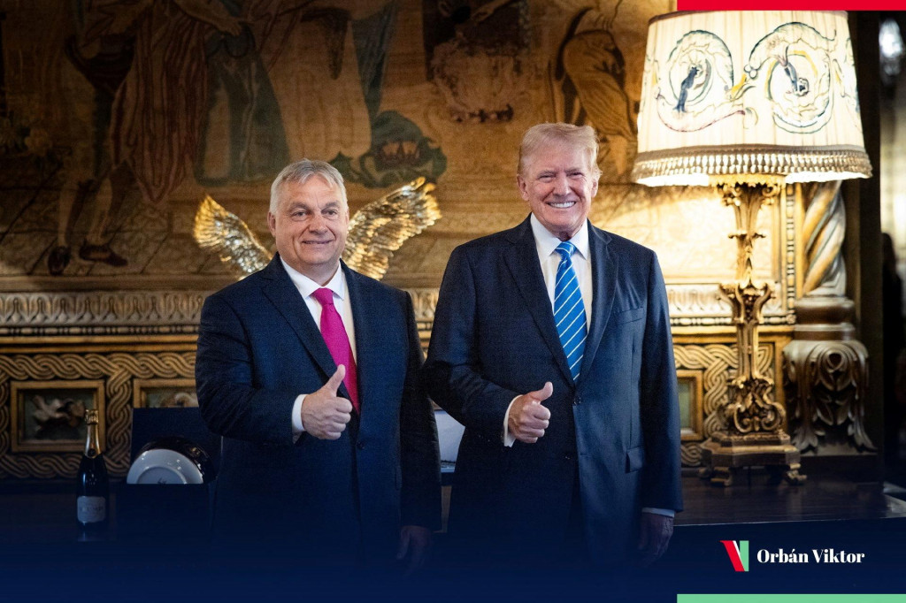 Donald Trump a Viktor Orbán. FOTO: Viktor Orban via X/via REUTERS