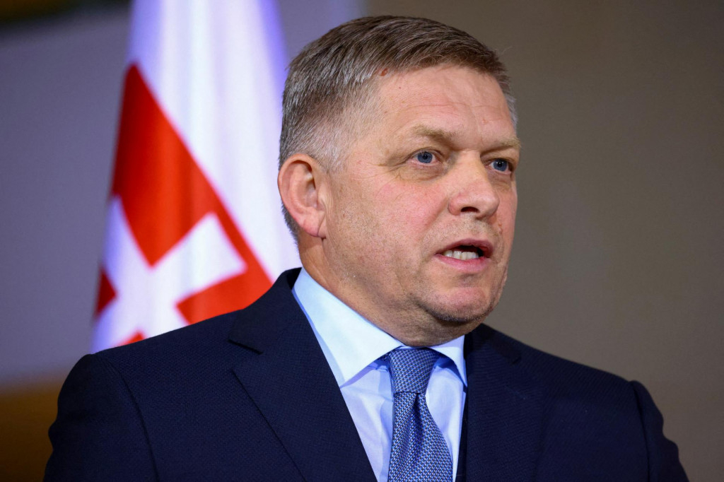 Premiér Robert Fico. FOTO: Reuters