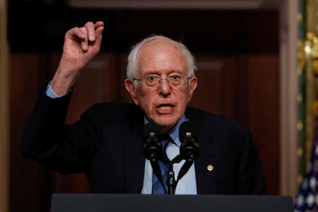 Senátor Bernie Sanders. FOTO: Reuters