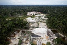 Amazonské dažďové pralesy sú neustále odlesňované. FOTO: Reuters
