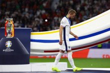 Harry Kane ostal opäť bez veľkej tímovej trofeje. FOTO: Reuters