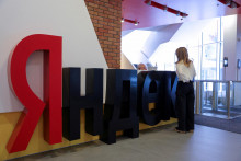 Logo ruského technologického giganta Yandex. FOTO: Reuters